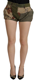 Pantalon taille haute vert armée Dolce & Gabbana