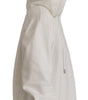 Dolce & Gabbana White Hoodie Pullover Embroidered Sweater