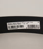Dolce & Gabbana Blue Patent Leather Vernice Silver Logo Buckle Belt