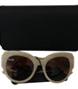 Dolce & Gabbana Beige Acetate Full Rim Brown Lense DG4294 Sunglasses
