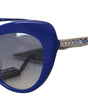 Dolce & Gabbana Blue Acetate Full Rim Cat Eye DG4307 Sunglasses