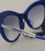 Dolce & Gabbana Blue Acetate Full Rim Cat Eye DG4307 Sunglasses