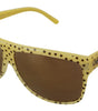 Dolce & Gabbana Yellow Stars Acetate Square Shades DG4125 Sunglasses