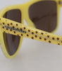 Dolce & Gabbana Yellow Stars Acetate Square Shades DG4125 Sunglasses