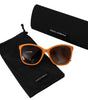 Dolce & Gabbana Orange Acetate Frame Round Shades DG4170PM Sunglasses