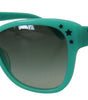 Dolce & Gabbana Green Stars Acetate Square Shades DG4124  Sunglasses