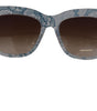Dolce & Gabbana Blue Lace Acetate Rectangle DG4231 Shades Sunglasses