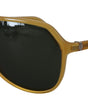 Dolce & Gabbana Yellow Acetate Black Lens Aviator DG4196 Sunglasses