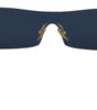 Dolce & Gabbana Gold Metal Rectangle Shades DG2263 Sunglasses