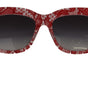 Dolce & Gabbana Red Lace Acetate Rectangle Shades DG4231Sunglasses