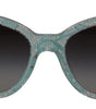 Dolce & Gabbana Blue Lace Acetate Crystal Round DG4190 Sunglasses