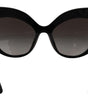 Dolce & Gabbana Black Gold Sequin Butterfly Polarized DG4326 Sunglasses