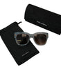 Dolce & Gabbana Blue Lace Acetate Crystal Butterfly DG4231 Sunglasses