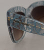 Dolce & Gabbana Blue Lace Acetate Crystal Butterfly DG4231 Sunglasses