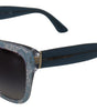 Dolce & Gabbana Blue Lace Acetate Rectangle Shades DG4226 Sunglasses