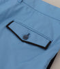 Dolce & Gabbana Blue Cotton Silk Trousers Chinos Pants