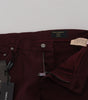 Dolce & Gabbana Bordeaux Cotton Stretch GOLD Denim Jeans