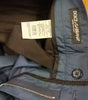 Dolce & Gabbana Blue Cotton Silk Trousers Chinos Pants