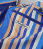 Dolce & Gabbana Blue Striped Silk Cotton Slim Trousers Pants
