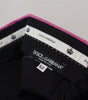 Dolce & Gabbana Pink Silk Slim Trousers Dress Formal Pants