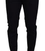 Dolce & Gabbana Blue Stretch Cotton Slim Trousers Chinos Pants