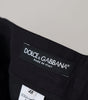 Dolce & Gabbana Blue Stretch Cotton Slim Trousers Chinos Pants