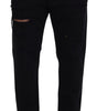 Dolce & Gabbana Black Loose Regular Torn Cotton Jeans