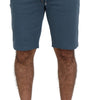 Dolce & Gabbana Blue Cotton Bermuda Casual Mens Shorts