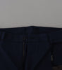Dolce & Gabbana Blue Chinos Cotton Stretch Casual Shorts