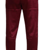 Dolce & Gabbana Bordeaux Silk DG Sleep Lounge Pants