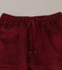 Dolce & Gabbana Bordeaux Silk DG Sleep Lounge Pants