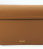 Versace Elegant Calf Leather Shoulder Bag in Brown
