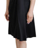 Dolce & Gabbana Black Silk Shift Short Mini Party Dress