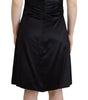 Dolce & Gabbana Black Silk Shift Short Mini Party Dress