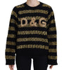 Dolce & Gabbana Black Gold D&G Crystal Cashmere Sweater
