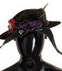 Dolce &amp; Gabbana Elegant Wide Brim Black Hat