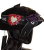 Dolce &amp; Gabbana Elegant Wide Brim Black Hat