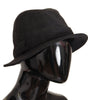 Dolce & Gabbana Elegant Gray Trilby Hat in Wool and Cashmere