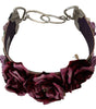Dolce & Gabbana Multicolor Floral Appliques Metal Shoulder Strap