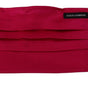 Masque facial plissé en coton rouge élégant Dolce & Gabbana