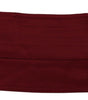 Masque facial plissé en soie marron élégant Dolce & Gabbana