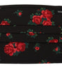Masque facial plissé en coton à fleurs élégant Dolce & Gabbana