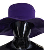 Dolce &amp; Gabbana Elegant Purple Silk Top Hat