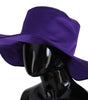 Dolce &amp; Gabbana Elegant Purple Silk Top Hat