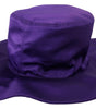 Dolce &amp; Gabbana Elegant Purple Silk Top Hat