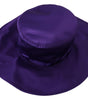 Dolce &amp; Gabbana Elegant Purple Silk Top Hat