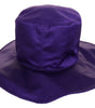 Dolce &amp; Gabbana Elegant Purple Silk Top Hat