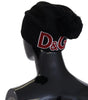 Dolce &amp; Gabbana Elegant Black Virgin Wool Beanie