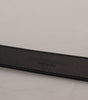 Dolce & Gabbana Blue Leather Silver Metal Buckle Vintage Belt