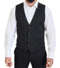 Ensemble veste et gilet de costume Martini noir élégant Dolce & Gabbana
